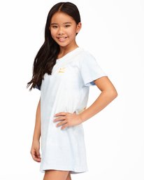 1 Girls' Keep It Beachy T-Shirt Dress Blue ABGKD00101 Billabong