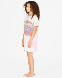1 Girls' Keep It Beachy T-Shirt Dress Pink ABGKD00101 Billabong