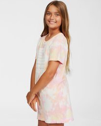 1 Girls' Keep It Beachy T-Shirt Dress Pink ABGKD00101 Billabong