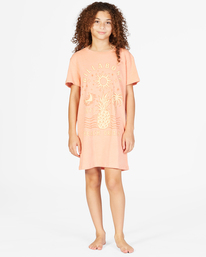 0 Girls' Keep It Beachy T-Shirt Dress Pink ABGKD00101 Billabong