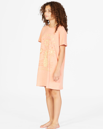 1 Girls' Keep It Beachy T-Shirt Dress Pink ABGKD00101 Billabong