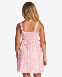 billabong, Girl's Summer Play Babydoll Dress, PINK TRAILS (mgr0) Summer Play - Babydoll Dress for Girls 4-12 ABGKD00147