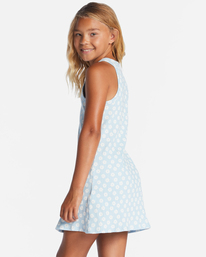 1 Girl's Picking Daisys Rib Knit Dress Blue ABGKD00148 Billabong