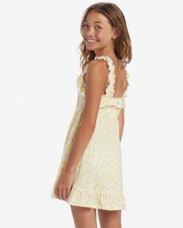 2 Girl's Isla Dress Yellow ABGKD00154 Billabong