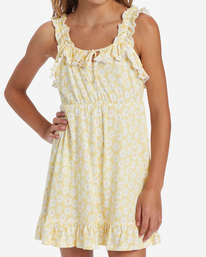 3 Girl's Isla Dress Yellow ABGKD00154 Billabong