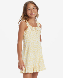 1 Girl's Isla Dress Yellow ABGKD00154 Billabong