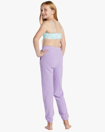 2 Girls' Making Waves High-Waist Sweatpants Purple ABGNP00117 Billabong