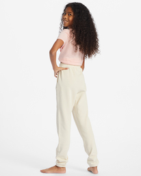 3 Girls' Making Waves High-Waist Sweatpants White ABGNP00120 Billabong