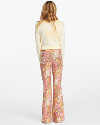 billabong, Girls' Tell Me Cozy High-Waisted Flare Pants, SWEET CHOCOLATE (cnn0) Tell Me Cozy - Flared Trousers for Girls 4-16 ABGNP00126