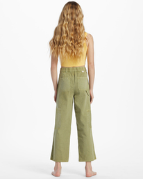 2 Girl's Tomboy Cargo Pants Green ABGNP00134 Billabong