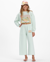 0 Girl's Shoreline Pants Green ABGNP00135 Billabong