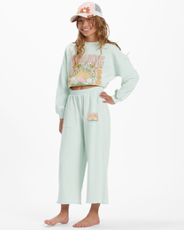 1 Girl's Shoreline Pants Green ABGNP00135 Billabong