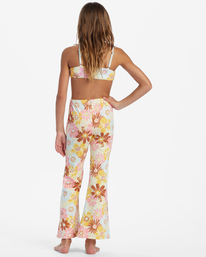 2 Girl's Flower Power Crop Pants Pink ABGNP00137 Billabong