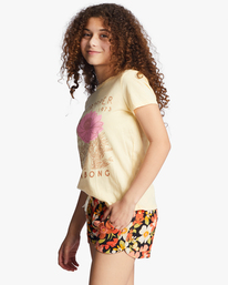 1 Mad For You Elastic Waist Shorts Black ABGNS00106 Billabong