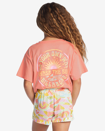 2 Mad For You Elastic Waist Shorts Pink ABGNS00106 Billabong