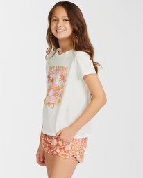 1 Mad For You Elastic Waist Shorts Pink ABGNS00106 Billabong