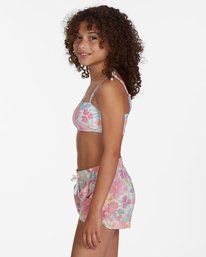 1 Mad For You Elastic Waist Shorts White ABGNS00106 Billabong