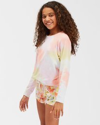 1 Mad For You Elastic Waist Shorts White ABGNS00106 Billabong