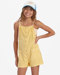 Wave Watch - Dungaree Shorts for Girls 4-16  ABGNS00119