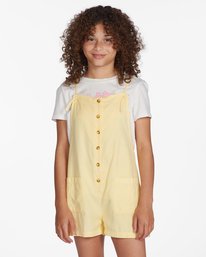 Wave Watch - Dungaree Shorts for Girls 4-16  ABGNS00119