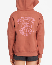 4 Girls' Kiss The Moon Graphic Hoodie Brown ABGSF00153 Billabong