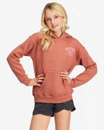 1 Girls' Kiss The Moon Graphic Hoodie Brown ABGSF00153 Billabong