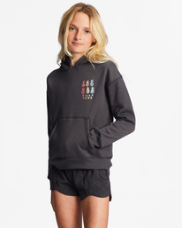 billabong, Good Days Ahead - Sweat à capuche pour Fille 4-16, OFF BLACK (ofb) Good Days Ahead - Hoodie for Girls 4-16 ABGSF00161