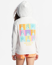 billabong, Girl's 4-16 Hello Sunshine Hoodie, SALT CRYSTAL (scs) Hello Sunshine - Hoodie for Girls 4-16 ABGSF00162