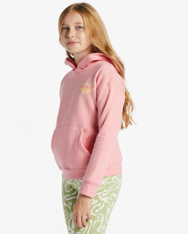 1 Girl's Take Good Care Hoodie Pink ABGSF00171 Billabong