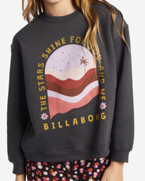 4 Girl's Night Sky Sweatshirt Black ABGSF00178 Billabong