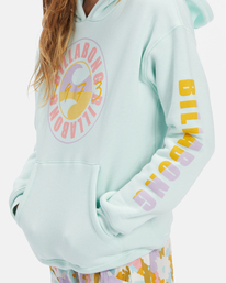 3 Girl's Surf All Day Sweatshirt Green ABGSF00185 Billabong