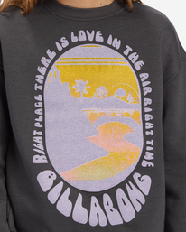 3 Girl's Love In The Air Sweatshirt Black ABGSF00187 Billabong