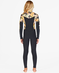 billabong, Girls' 4/3 Salty Dayz Chest Zip Full Wetsuit, JUNGLE NIGHT (kyg6) 403 TEEN SALTY DAYZ FULL ABGW100101