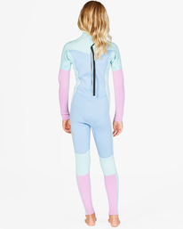 billabong, Girls' 4/3 Synergy Back Zip Full Wetsuit, ICEBERG (icr) 403 TEEN SYNERGY BZ GBS FULL ABGW100108