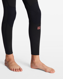 5 4/3mm Synergy - Chest Zip Wetsuit for Girls 8-16 Black ABGW100109 Billabong