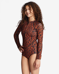 1 Girls' 1/1 Salty Dayz Spring Suit Orange ABGW400101 Billabong