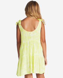 billabong, Girl's Breezy Day Babydoll Dress, LIGHT LIME (gdp0) Breezy Day - Babydoll Dress for Girls 4-12 ABGWD00130
