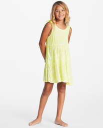 1 Girl's Breezy Day Babydoll Dress Green ABGWD00130 Billabong