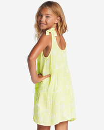 3 Girl's Breezy Day Babydoll Dress Green ABGWD00130 Billabong