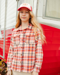 So Stoked - Flannel Shirt for Girls 4-14  ABGWT00104
