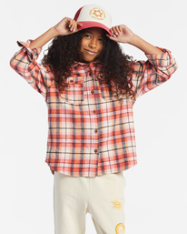 So Stoked - Flannel Shirt for Girls 4-14  ABGWT00104