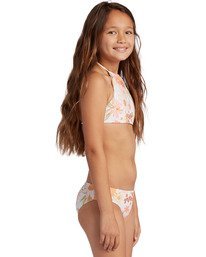 Billabong | Girls' Ain't She A Beaut High-Neck Bikini Set | Multicolor