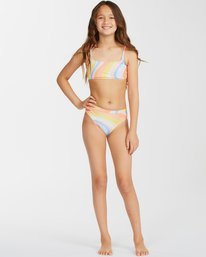 1 Girls' Groovy Road Mini Crop Bikini Set Multicolor ABGX200190 Billabong
