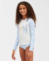 2 Girls' On A Rainbow Long Sleeve Rashguard Set  ABGX200194 Billabong
