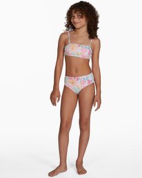1 Girls' Windsong Strappy Tank Reversible Bikini Set Multicolor ABGX200197 Billabong