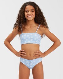 1 Girls' Where To Tank Bikini Set Blue ABGX200201 Billabong