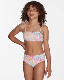 billabong, Girls' Brighter Days Strappy Tank Bikini Set, MULTI (mul) BRIGHTER DAYS STRAPPY TANK ABGX200219
