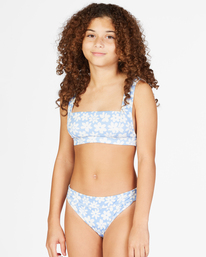 billabong, Girls' Feelin Sweet Tank Bikini Set, BAYOU BLUE (pjb0) FEELIN SWEET TANK SET ABGX200241