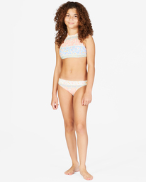 1 Girls' Mini Mystic High Neck Reversible Bikini Set Multicolor ABGX200247 Billabong