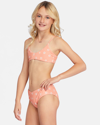 Billabong | Girls' Fallin for Her Reversible Tank Bikini Set | Multicolor